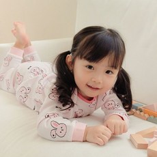 [디어베이비 신상]디어달콤실내복(PINK OWHITE)_57R057606