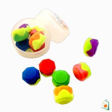 OS 평화교재 색동공기 랜덤1개 공기게임 공기놀이 공기 공기돌 공기장난감 어린이놀이