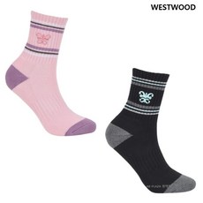 플라이 트레킹 삭스 중목 양말 (3컬러) WQ1WTAO606, 핑크(PI), FREE