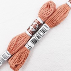 마미쏘잉/ DMC 프랑스자수실 4번사 태피스트리 펀치니들 실공예, 1개, 2102