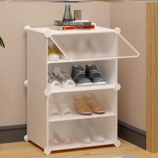 차량용 신발장 자동차 트렁크 보관함 신발 수납 정리 캐비넷 케이스, 3열 2층 블랙