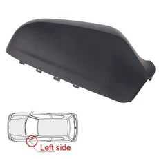 호환 Opel Vauxhall Astra H 2004-2009 차량 백미러 교체 사이드 미러 커버 윙 캡 외부 도어 케이스 글로, 03 Matte Black L