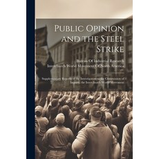 (영문도서) Public Opinion and the Steel Strike: Supplementary Reports of the Investigators to the Commis... Paperback, Legare Street Press, English, 9781021746160