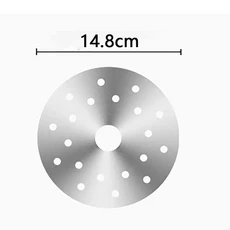 인덕션쿠커 열확산기 스테인리스 열전도판 5cm 조리용, 상세설명참조, 14.8CM