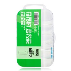 코코네일 엔리안 네일팁 스퀘어팁 클리어(투명) 100T (오벌/패디/레귤러/풀팁/스퀘어/C커브), 1개, 클리어