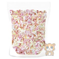 蓬鬆感受 保暖柔軟 蓬蓬紙棉 倉鼠紙棉 倉鼠墊料 小寵墊料 純木漿紙棉 低塵紙棉 倉鼠墊材 倉鼠木屑, 1個, 蓬蓬-粉黃白款