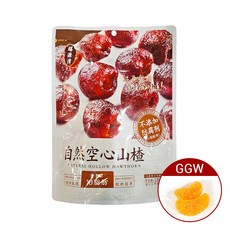 가가왕 중국식품 산왠저 자연 공심산사 쿵신산자 씨없는 산자 간식, 1개, 110g