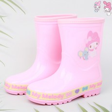산리오 레인부츠 미끄럼방지 고무바닥 어린이장화 캐릭터 장화