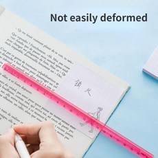 15cm/20cm 색상 투명 삼각형 눈금자 직선 눈금자 다기능 그리기 눈금자 편지지 학교 용품, [02] 공간, 1개