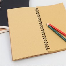 이루리몰 스케치 노트 미술용스케치북, 브라운+화이트