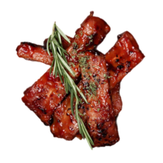 바베큐 쪽갈비 폭립 500G, 3개