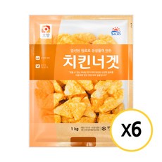 사조오양 치킨너겟, 1kg, 6개