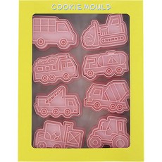 Mian Xiao Xin 비스킷 몰드 베이킹 쿠키스탬프 세트 MX001, 교통수단, 1개