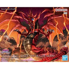 【鋼普拉】現貨 含支架 BANDAI 萬代 組裝模型 Figure-rise 遊戲王 三幻神 歐西里斯 天空龍 增幅版, 1個