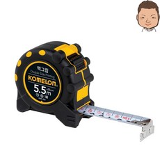 코메론 맥그립 양면 눈금 줄자 5.5m x 25mm KMC-32D, 1개
