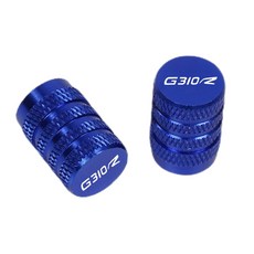 BMW G310R 2016 2017 2018 2019 2020 2021 G310-R G310 R 2PCS 오토바이 타이어 밸브 캡 휠 타이어 커버 CNC 알루미늄 합금, Blue