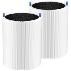 Blueair Blue Pure 311i+ Max 공기 청정기와 호환되는 2팩 311i+ 맥스 공기 청정기 HEPA 및 활성탄 에어 필터와 호환 Blue Pure 311i+, 2 Pack 311i+ Max Filter