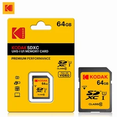 코닥 고속 10 SD 카드 32GB 메모리 플래시 USB 스틱 카메라용, 03 64GB