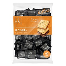 해태제과 에이스 과자 씬 에스프레소 대용량 커피 크래커 40개(개별포장), 40개