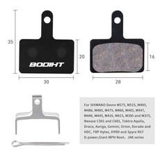 자전거 브레이크 패드 교체용 1 쌍 mtb 세미 메탈릭 hydrauli 디스크 b01s, sku1, 1개