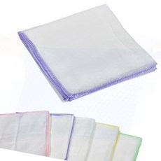 신생아 수유 침 닦이 가제손수건 순면 민무늬 가제 손수건 흡수력 좋은 무지, 임의배송_34X35