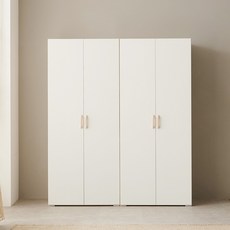 룩코어 모듈 시스템 1600 옷장 세트 (옷장이불장서랍장), 화이트, 1.옷장+이불장