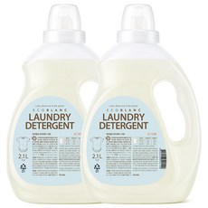 에코블랑 유아 세탁세제 무향, 2개, 2.1L