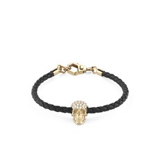 필립플레인 레더 브레이슬릿