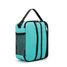 BEIMILY 남성 여성 성인용 런치 박스 사무실 작업 피크닉용 미니 단열 도시락 가방 재사용 가능한 휴대용 도시락 소프트 쿨러 토트백 6캔 백 미니 브라운 4484, Small 448404