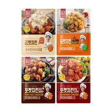 한맥 포켓치킨 4종 ( 데리야끼/핫후라이드/양념치킨/어니언크림), 1개, 180g