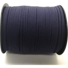 보석용 파미르 통 인조 가죽 끈 100야드 2.6mm 얇은 스웨이드 미드나잇 블루 팔찌 목걸이-드림 캐처 용품-모자 지팡이용 DIY 공예, Black