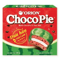 오리온 초코파이 수박맛, 1개, 336g