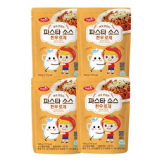 베베스트 아이 맛있는 한우 로제 파스타소스 4개 유아 아기 소스 간편식, 150g, 한우로제