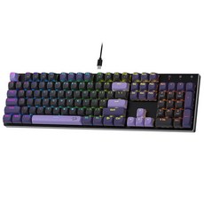 197890 Redragon K556 HE 래피드 트리거 게이밍 키보드 100% 104키 유선 기계식 초고속 작동 전용 홀 효과 마그네틱 스위치 2중 소음 감쇠 오리지널, 197890 Redragon K556 HE 래피드 트리, 일반형