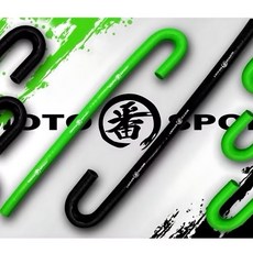 番 MOTO SPORT J型呼吸管 拐杖型 排油順暢 耐油, 綠色