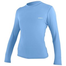 O'NEILL 여성용 베이직 스킨 50+ 긴소매 래쉬티