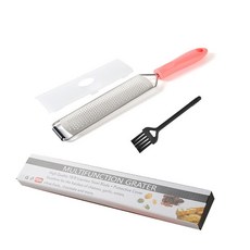 그라인더 트라이앵글 그레이터 치즈 채칼 파스타 주방, 1개, 핑크 컬러박스포장