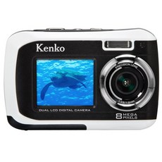 Kenko 듀얼 모니터 디지털 카메라 DSC880DW IPX8 상당한 방수 DSC880DW, 없음