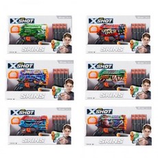 X-SHOT 엑스샷 스킨스 메너스 8다트 (랜덤발송), 1개, 단일상품1