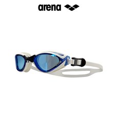 아레나 ARENA 우오보 리논 미러 수경 A5AC2AG14 AS5SGG54U AGL-1400M, 1개, 화이트
