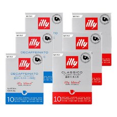 일리 클래식 로스트 레귤러 & 디카페인 미니 인스턴트 커피 스틱 1g 30개입, 디카페인20개 로스트10개