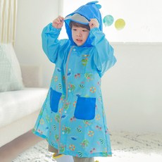 WINGHOUSE 孩童圖案印花連帽長袖雨衣