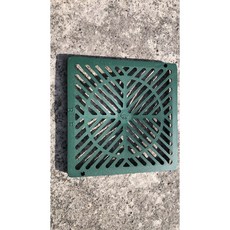 萬美園藝資材 工廠直營 大陰井綠色鑄鐵蓋 (僅有鑄鐵蓋), 1個