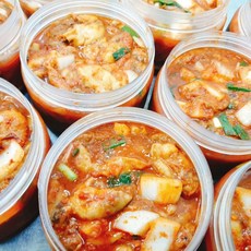 싱싱햇 울진 멍게무침 멍게 자연산 생멍게 무침, 1박스, 500g+500g