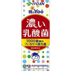 아침의 Yoo 진한 유산균 (종이팩) 200ml × 24병 이토엔 치치야스 2케이스