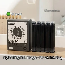 귀여운 만화 카피바라 만년필 EF 팁 속건성 리필 형 만년필 교체 잉크 만년필 쓰기 문구, 05 Black Ink