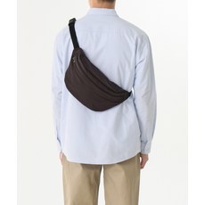 무신사 스탠다드 크링클 라지 웨이스트 백 그레이 499707