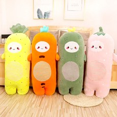 [더조은쿠션] 커버분리형 바디필로우 인형 롱쿠션 모찌인형 잘때 안고자는인형 생일선물, 오이