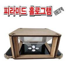 홀로그램 피라미드 만들기 관찰기