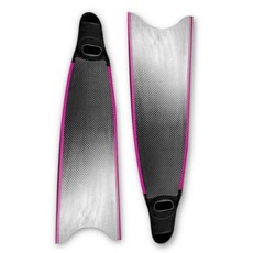 浮潛蛙鞋 潛水蛙鞋 潛水腳蹼 碳纖維成人專業潛水套腳式腳蹼 自由潛水蛙鞋裝備 水肺深潛腳蹼, 全白,43-44